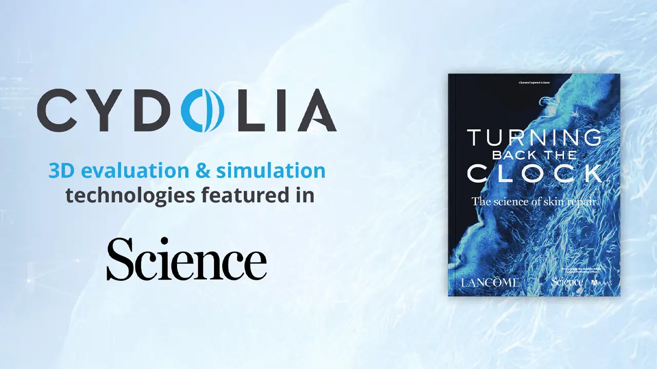 Cydolia featured in Science Magazine with L'Oréal